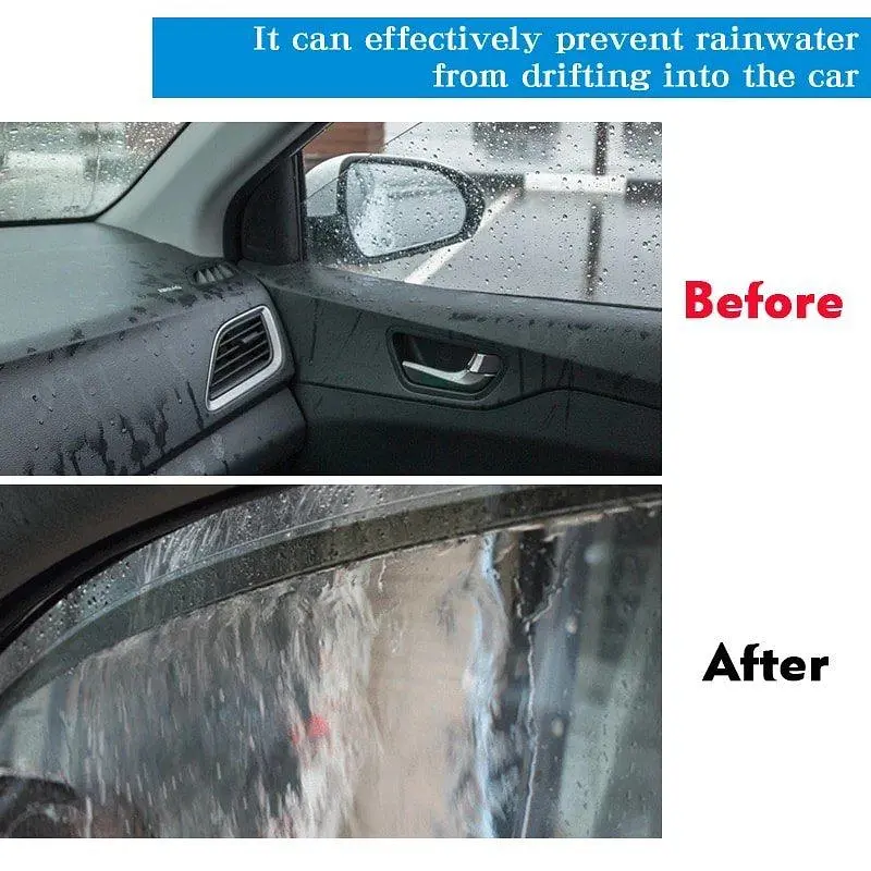 Дефлектори вікон вітровики Benke для Volkswagen Touareg III 2018- Хром Молдинг З Нержавіючої Сталі 3D - фото 7