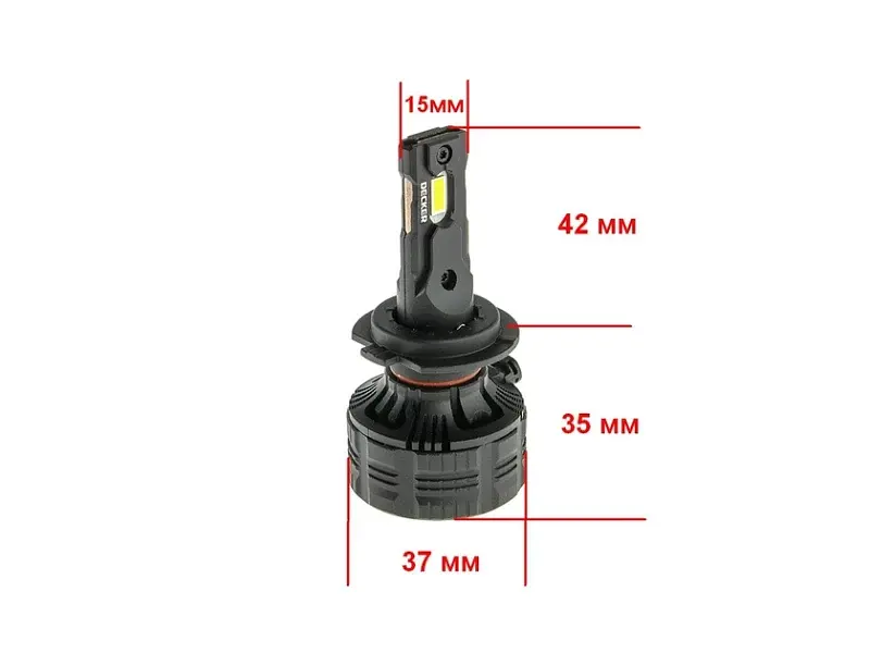 Автолампа Decker LED PL-03 5K H7 - фото 4