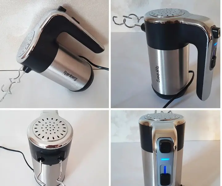 Міксер ручний 5 швидкостей 600 Вт Rainberg RB-1012 - фото 3