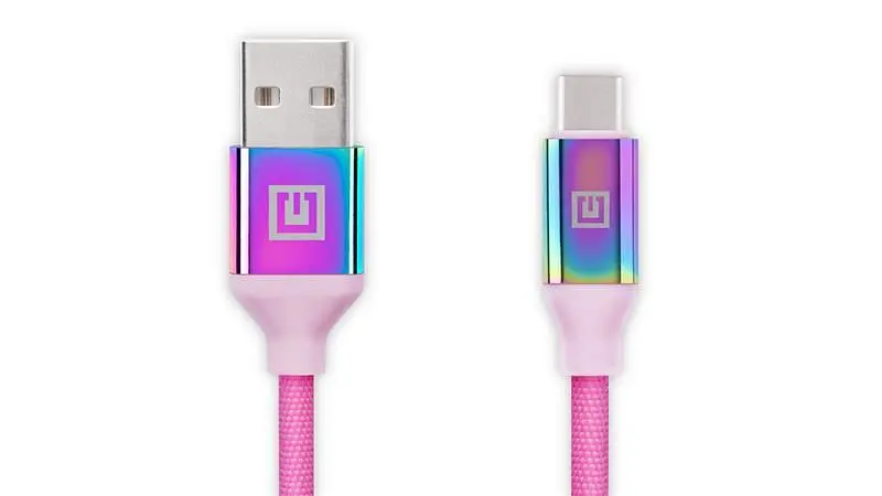 Кабель REAL-EL Premium USB - USB Type-C (M/M), 1 м, Rainbow (EL123500050) - фото 5