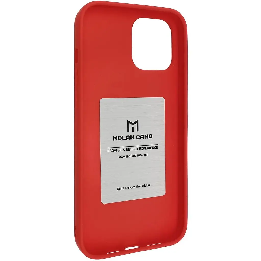 Чохол-накладка Molan Cano Silicone Hana SF Jelly для Apple iPhone 12 Pro Max 6.7" (red) - фото 9