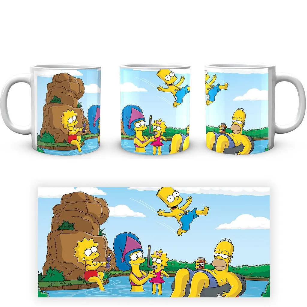 Кухоль GeekLand The Simpsons Сімпсони SMP 05 330 мл білий - фото 4