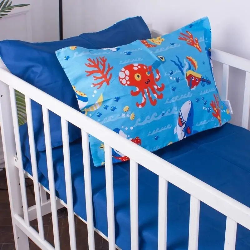 Наволочка MirSon Kids Time 22-1314 Cerulean Сатин різнокольорова - фото 2