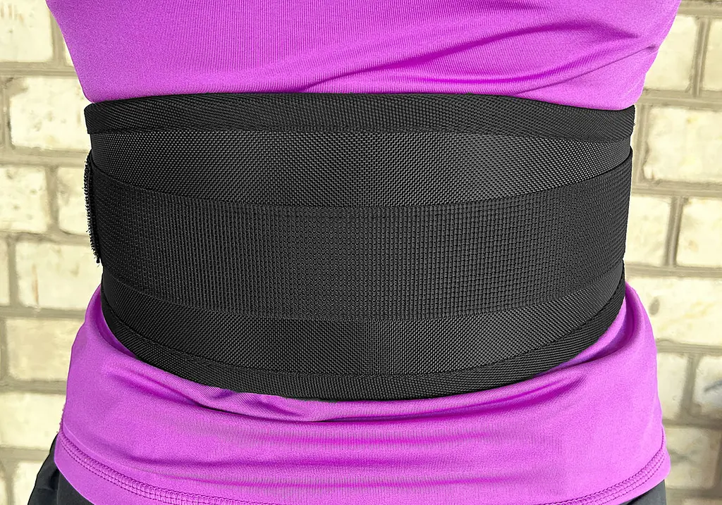Пояс атлетичний EasyFit розмір XL 90-110 см Чорний (EF-0004-XL) - фото 7