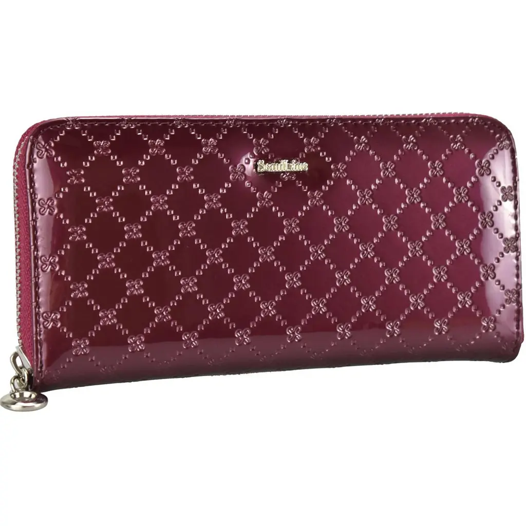 Гаманець жіночий шкіряний Semi Line RFID Dark Red (P8238-2) - фото 4