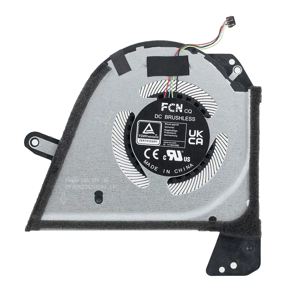 Вентилятор Asus (CPU fan 12V) кулер для моделей ноутбука ROG Zephyrus GA503, GU603 (13NR08R0T02211) Asus, 12V, 4pin - фото 2
