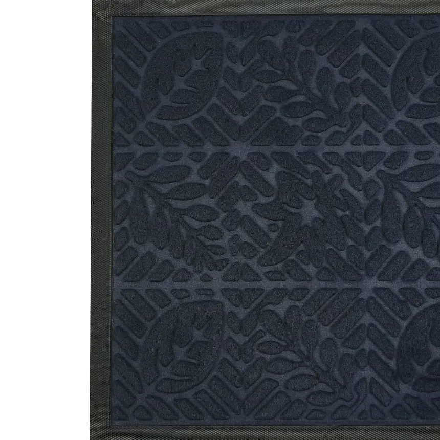 Килимок придверний Eco Fabric Листя з кромкою синій 40 х 60 см (4060-109) - фото 6