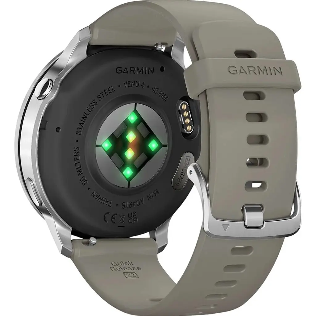Смарт-часы Garmin Venu 4 45mm Silver with Silver Gray Silicone Band (010-03014-01) [146408] - фото 6