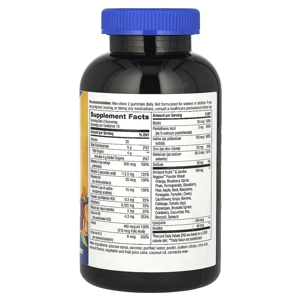 Комплекс для здоров'я чоловіків Nature's Way Alive! Men's Gummy, 150 желейок - фото 2