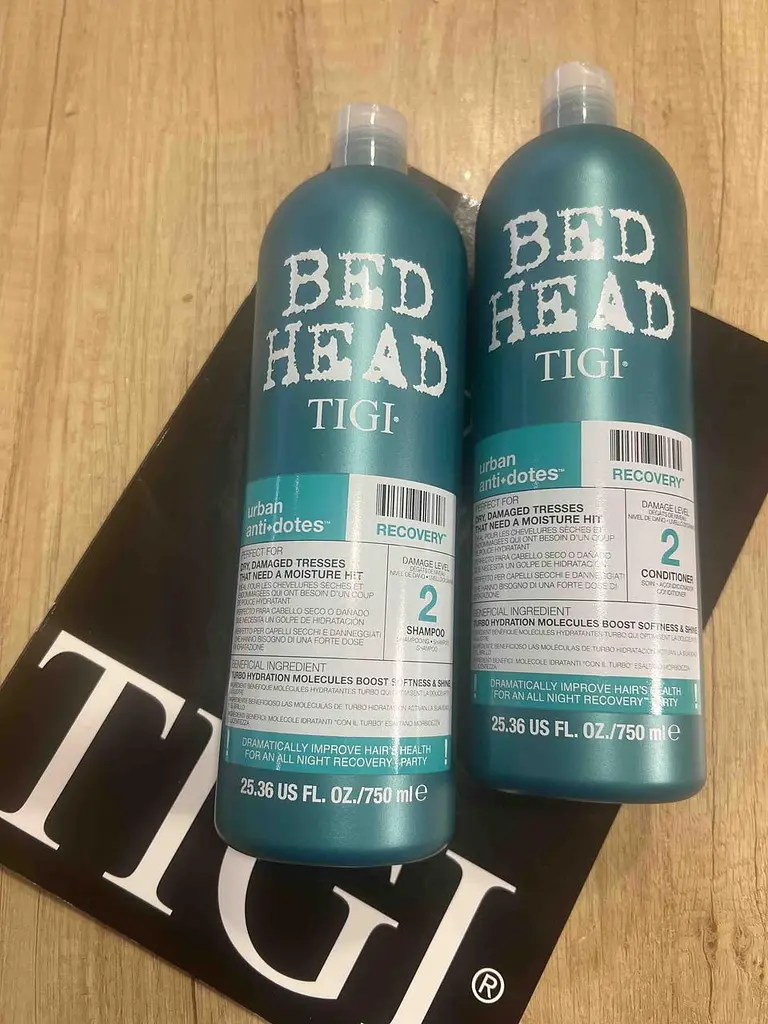 Набір для сухого та пошкодженого волосся Tigi Bed Head Urban Antidotes Recovery шампунь і кондиціонер по 750 мл - фото 3