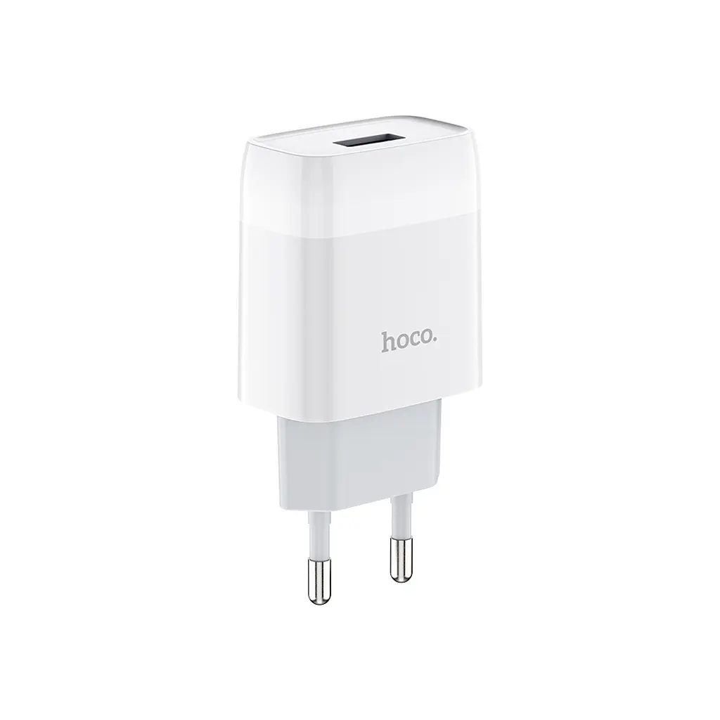 Зарядний пристрій HOCO C72A Glorious USB 10.5 Вт білий (6931474712899)