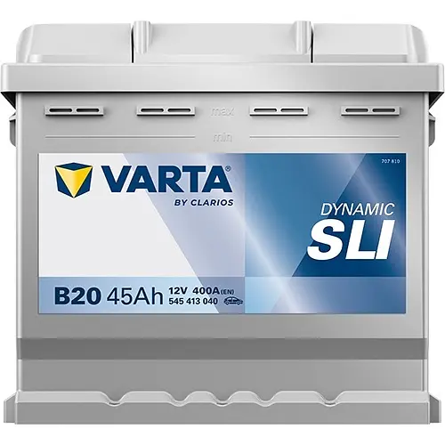 Акумулятор Varta Dynamic SLI 12В 45Аг 400А (EN) L+ (545413040) - фото 3