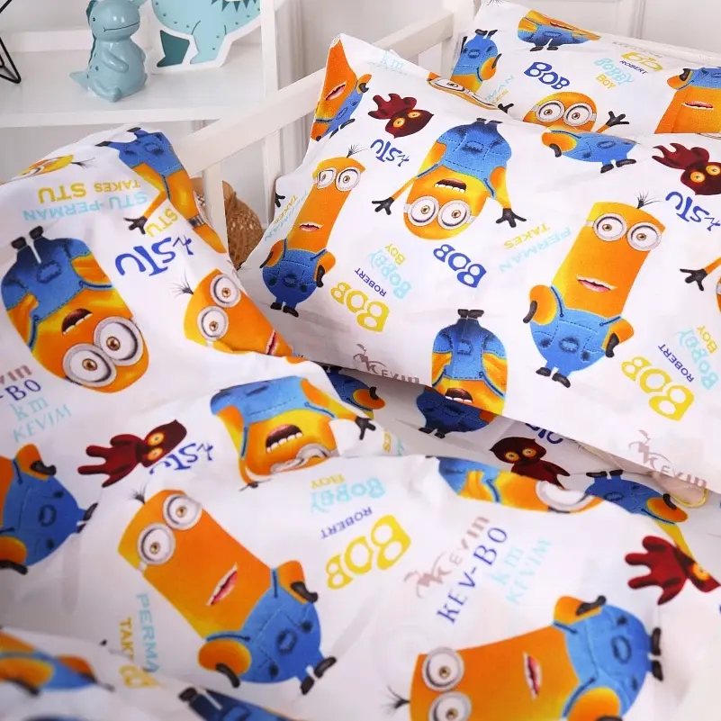 Підковдра MirSon Бязь Kids Time 20-0036 Minions 110х140 см (2200009639500) - фото 3
