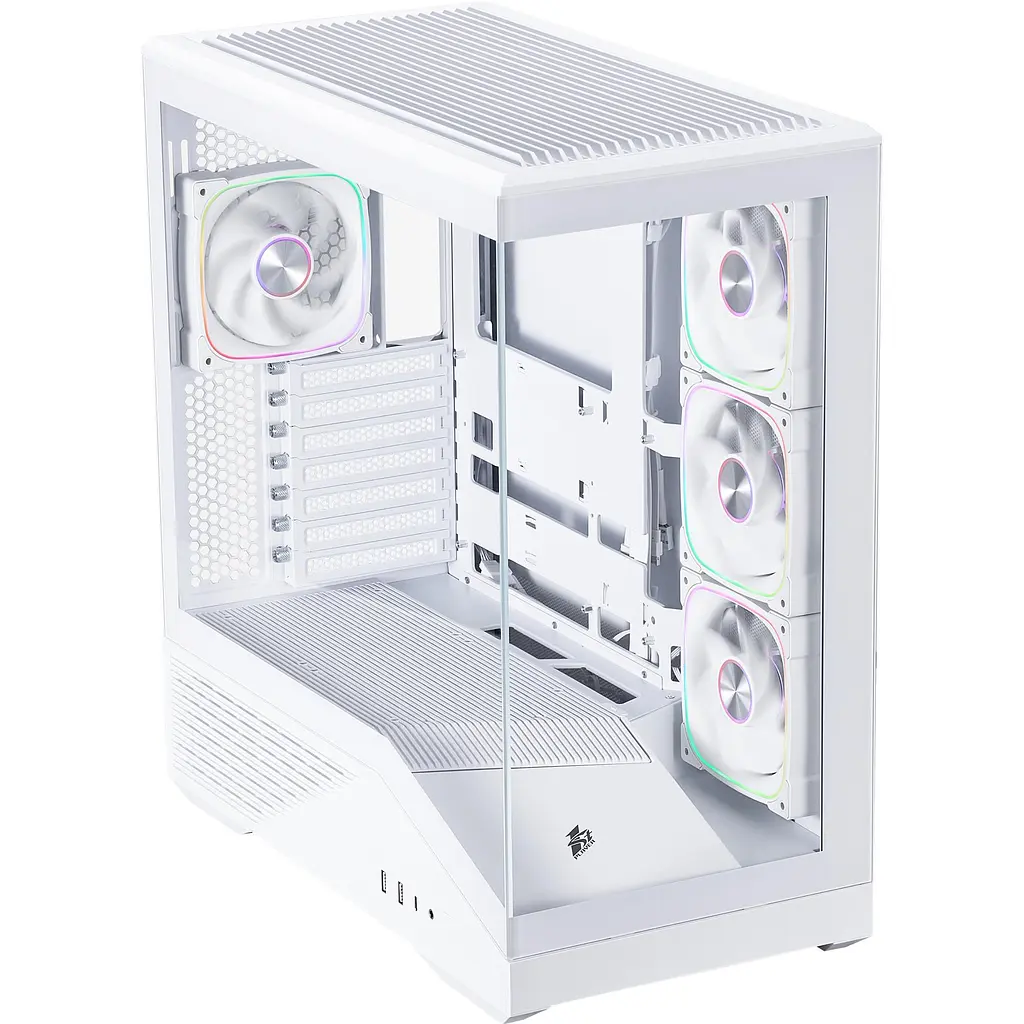 Корпус 1stPlayer GM7-WH-3FN7R-W-1FN7-W White - фото 9