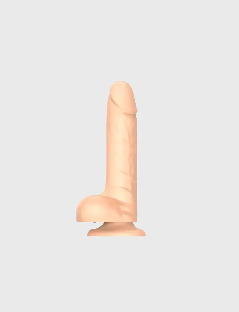 Фалоімітатор Strap-on-me Rotating Vibrating Realistic Dildo з вібрацією і ротацією, L - фото 2
