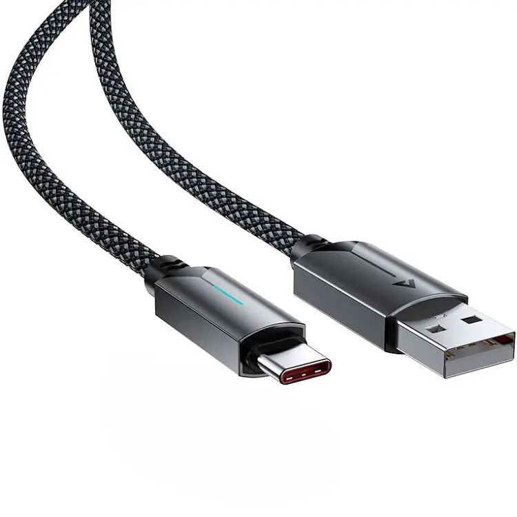 Кабель USB 2.0 AM-Type-C M, 1.2 м, 60W C19-04 Чорний Acefast - фото 3