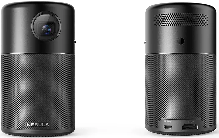Проектор NEBULA Capsule D4111 от Anker с Wi-Fi Pico/100 ANSI люмен/DLP/360-градусный динамик/экран 2,5 метра для Android 7.1/4 - фото 2