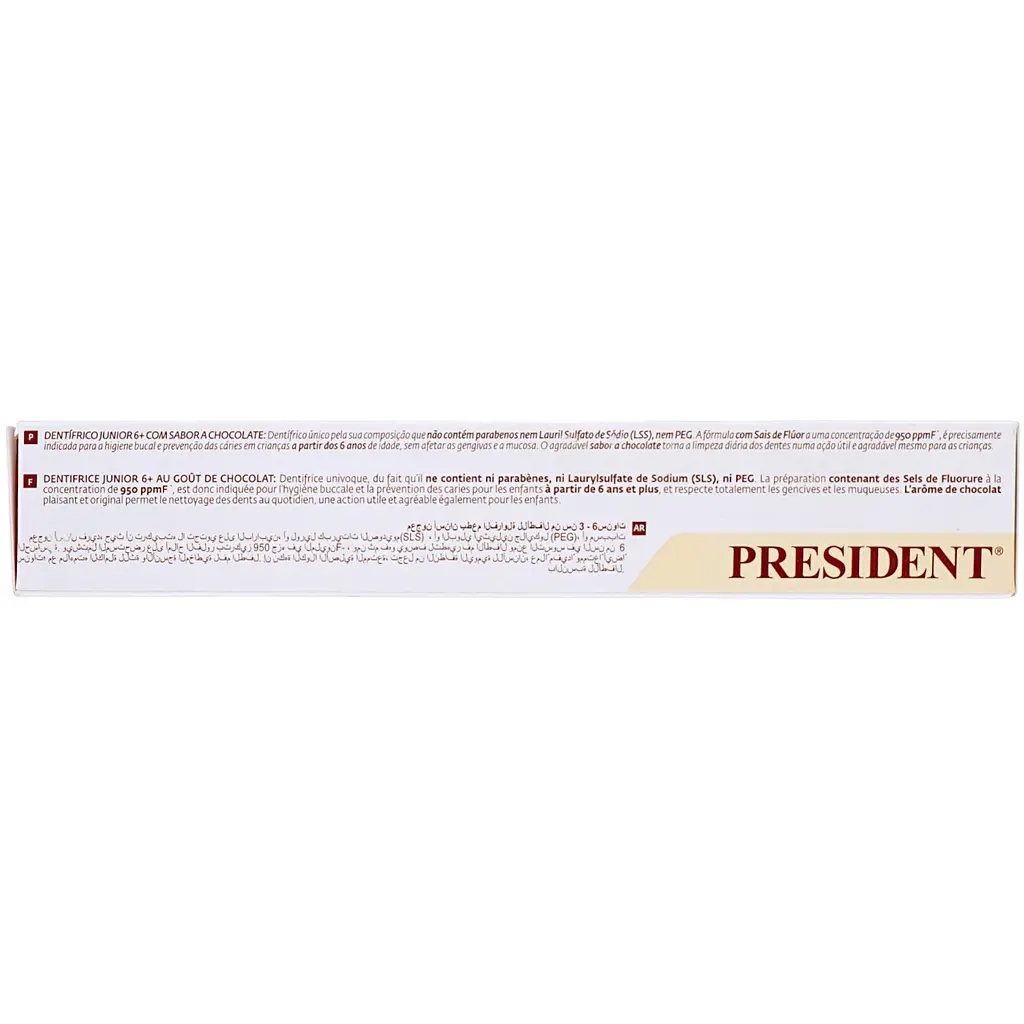 Зубна паста President Junior Toothpaste Choco 6+ years 50 мл - фото 3
