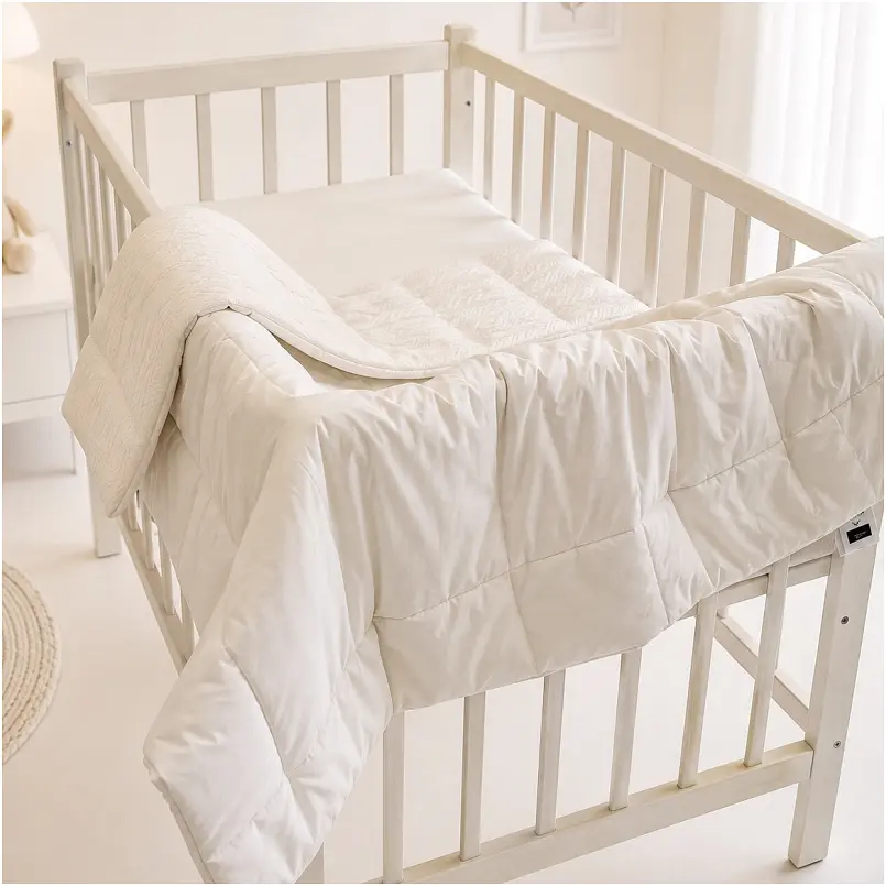 Плед дитячий MirSon Premium Pique White 150х220 см (2200013893578) - фото 4