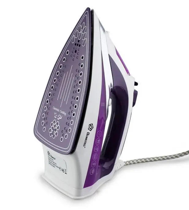 Паровой электрический утюг Domotec MS 2201 2200W фиолетовый - фото 2