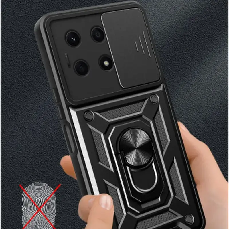Чохол до мобільного телефона BeCover Military Honor X8a Black (710668) - фото 3