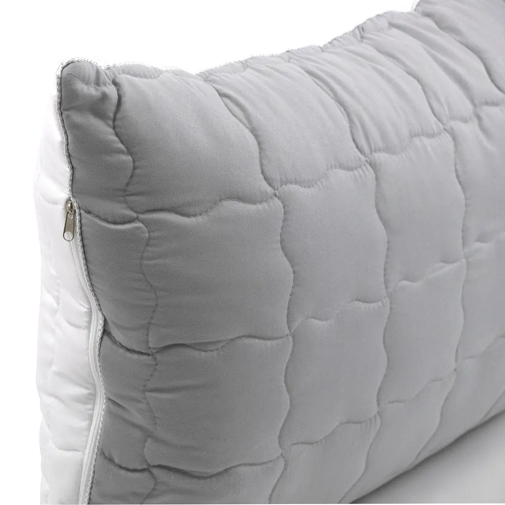 Подушка Руно 50х70 силіконова на блискавці Grey White (310.52_Grey White) - фото 6