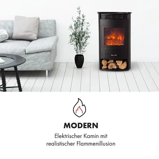 Камин электрический Klarstein Bormio (10032590) - фото 3