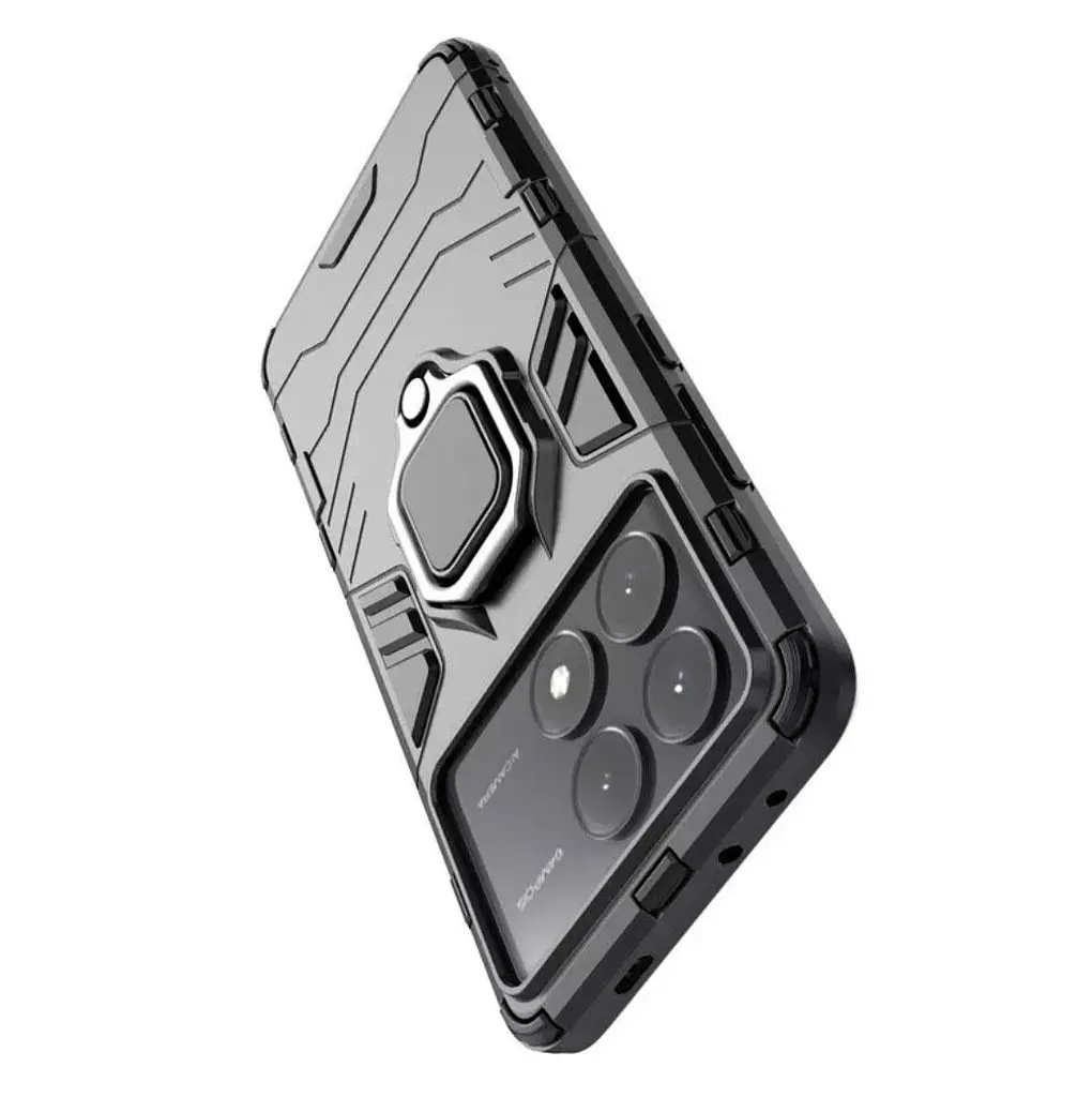 Чохол бампер Primolux Ring Armor для Xiaomi Redmi K70E / Poco X6 Pro Black - фото 3