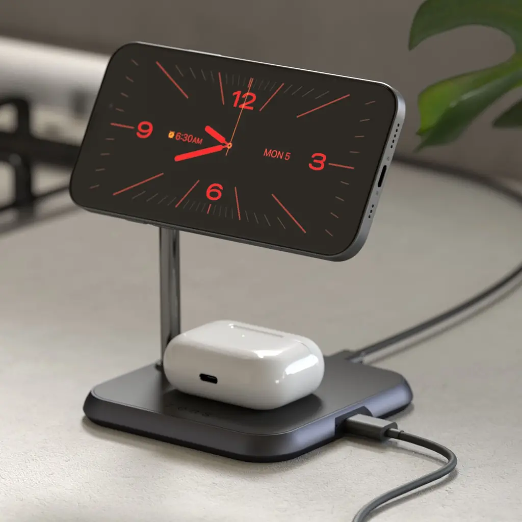 Бездротовий зарядний пристрій Zens Magnetic Aluminium Wireless Charger Black (ZEDC19B/00) - фото 6