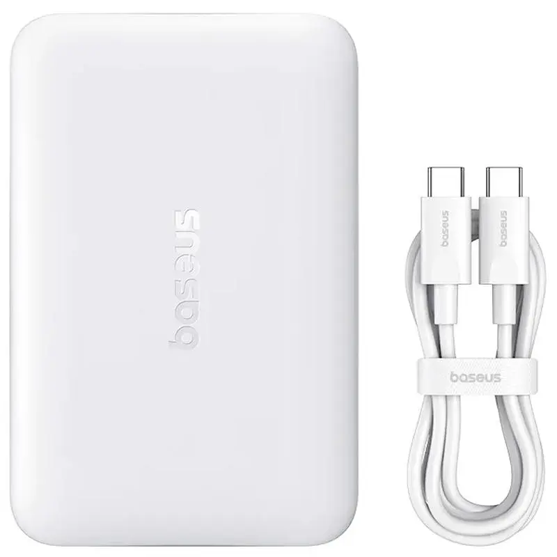 Портативний ЗП Power Bank Baseus EnerFill FM11 30W з БЗП 10000mAh (E00287) Moon White - фото 2