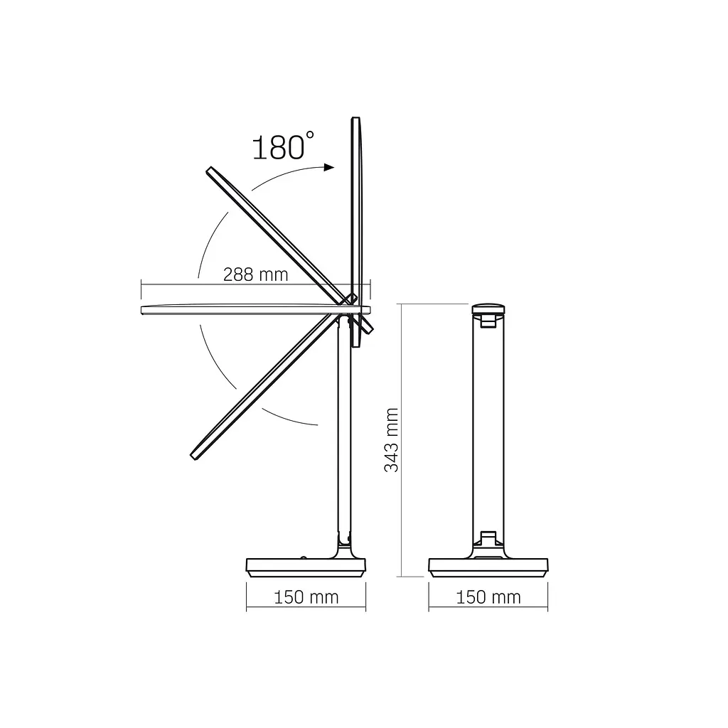 LED лампа настiльна з акумулятором VIDEX VL-TF16W 5W 1800-5000K VIDEX (27466-000) - фото 12
