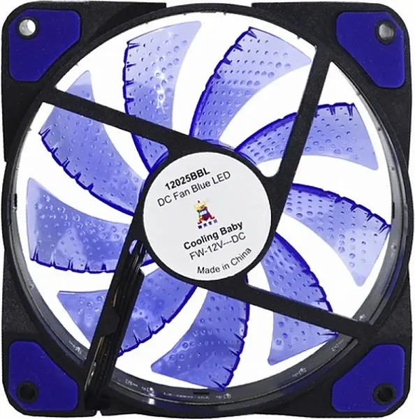 Вентилятор Cooling Baby 12025BBL 120мм Blue - фото 3