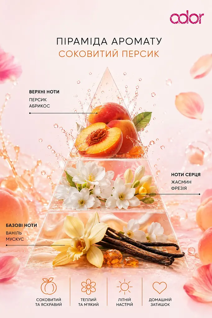 Освіжувач повітря Odor Соковитий персик 300 мл (4820086524285) - фото 3