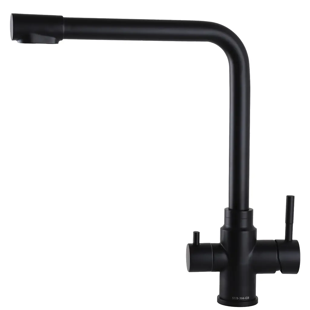 Змішувач для кухні під осмос Globus Lux Alpen SUS-0888-BB Чорний матовий - фото 3