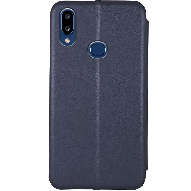 Шкіряний чохол-книжка Classy для Samsung Galaxy A10s Темно-синій - фото 2