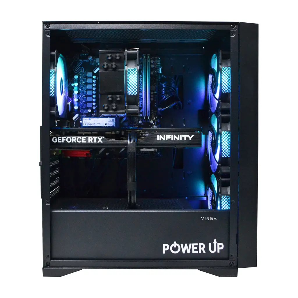 Ігровий комп'ютер Power Up GamePC Lite #579 Ryzen 5 5600/16 GB/SSD 512 Gb/GeForce RTX 3050 6GB - фото 3