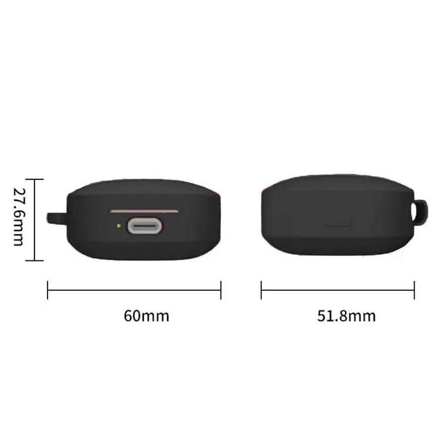 Чохол для навушників BeCover Silicon для Xiaomi Redmi Buds 6 Active Black (712012) - фото 2