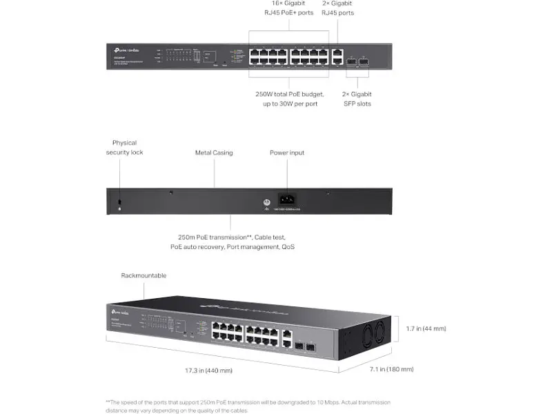 Комутатор TP-LINK ES220GMP - фото 6