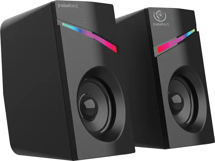Комп'ютерні колонки Rebeltec Pop 2.0 Black - фото 2