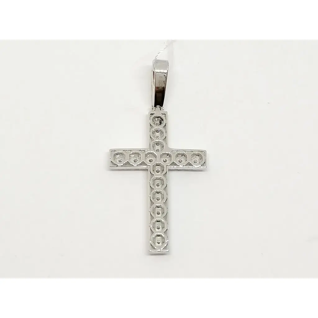 Золотий хрестик Імперія золота з фіанітами. КР048БИ - фото 5