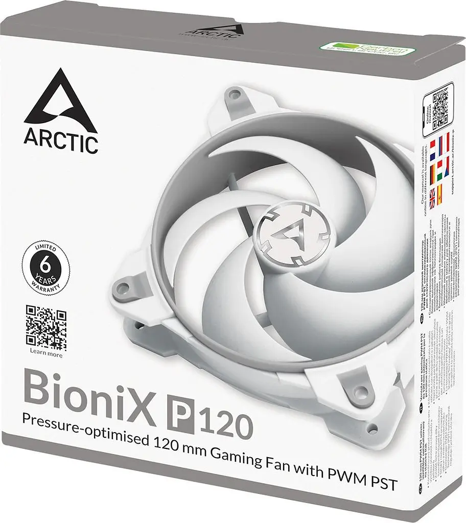 Вентилятор Arctic BioniX P120 Grey/White (ACFAN00167A) - фото 6