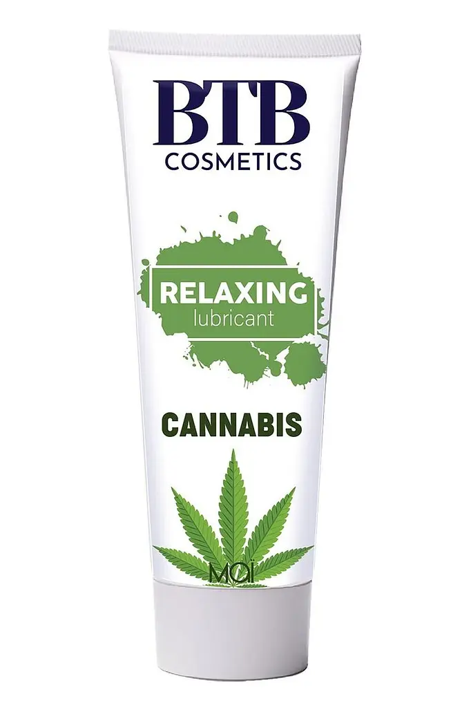 Змазка на гібридній основі BTB Relaxing Lubricant Cannabis (100 мл). Розслаблення, зволоження та тривале ковзання - фото 5