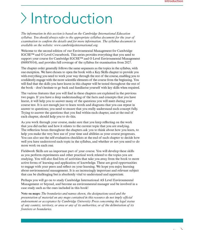Cambridge IGCSE and O Level Environmental Management Coursebook with Digital Access (2 Years) (2nd Edition) - Гері Скіннер - фото 6