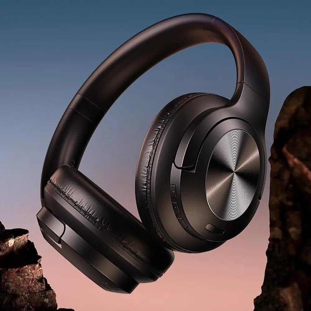 Беспроводные наушники Usams YH21 Wireless Headphone, BT5.3, AUX, 500mAh, 70h, black - фото 9