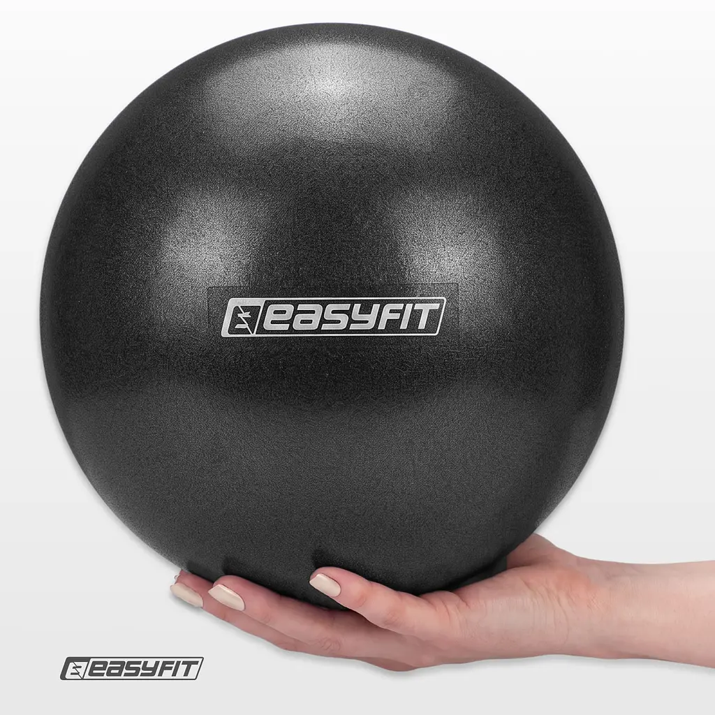М'яч для пілатеса EasyFit 25 см чорний - фото 8