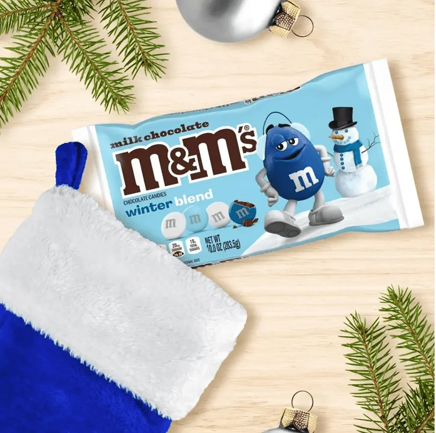 Драже M&M's Winter Blend Milk Chocolate Christmas Candy 283.5г - фото 5