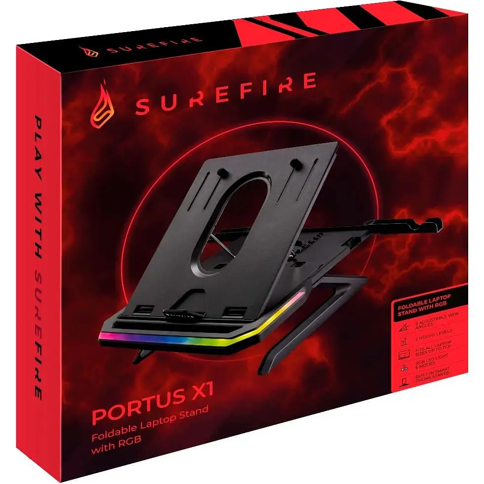 Підставка для ноутбука SureFire PortusX1 з RGB (48842) - фото 9