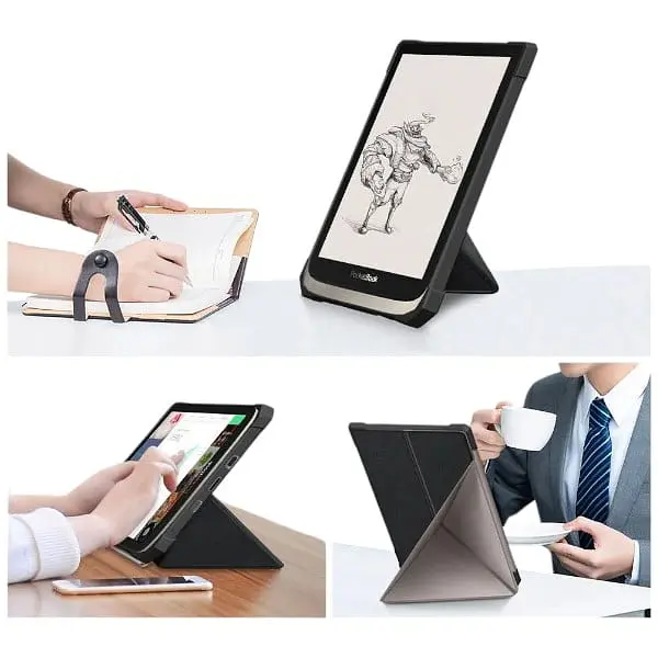 Обложка Ultra Slim Origami BeCover для PocketBook 740 Inkpad 3/Color/Pro Red (707457) - фото 3
