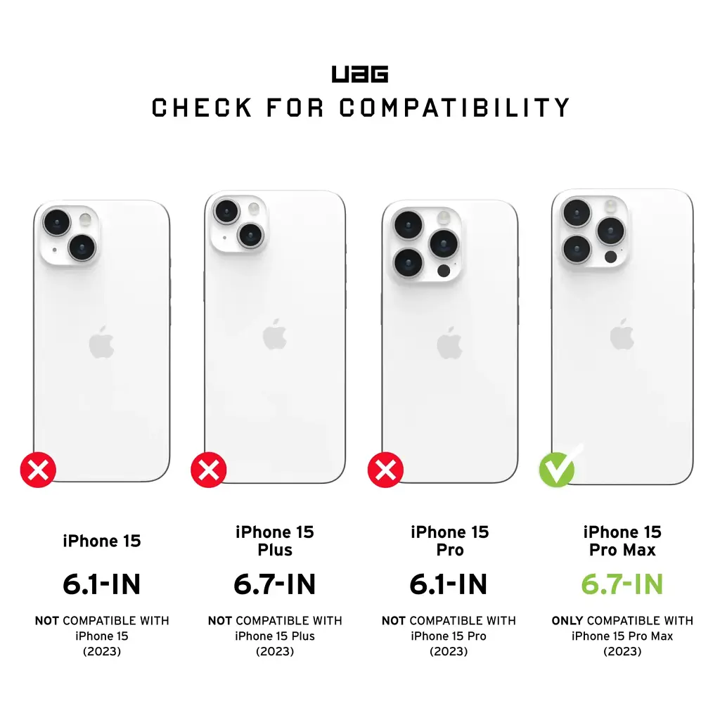 Чохол-накладка Urban Armor Gear для Apple iPhone 15 Pro Max Monarch Pro Magsafe Rust (114222119191) - фото 9