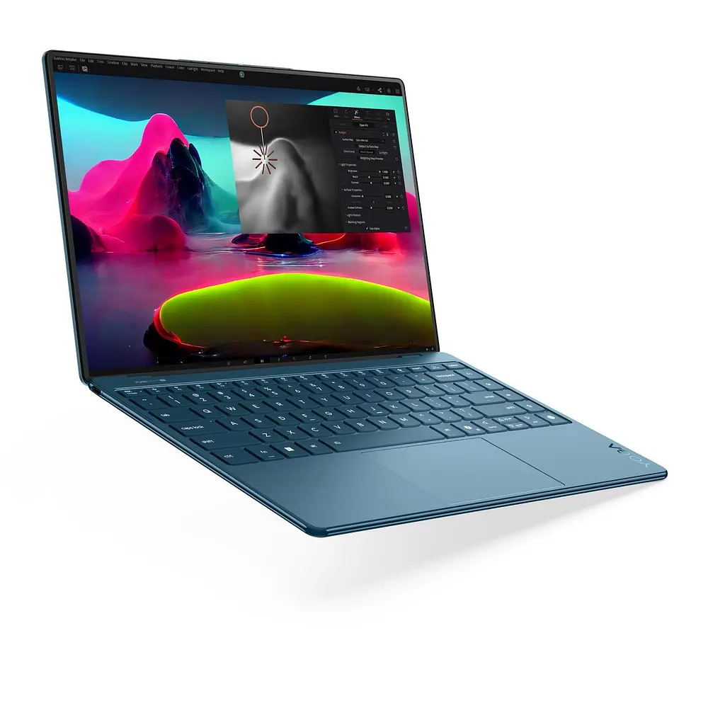 Ноутбук Lenovo Yoga Slim 9 14ILL10, (83CX0014RM), Intel Core Ultra 7258 В до 4,8 ГГц, 14-дюймовый WQUXGA сенсорный, 32 ГБ SSD 1 ТВ, Intel Arc Graphics, Windows 11 Home, Tidal Teal - фото 2